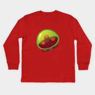 Feeding time Kids Long Sleeve T-Shirt